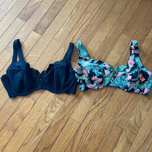 (2!!) Victoria’s Secret Scallop Full Coverage Bikini Top (Bundle of 2)